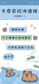 卡皮巴拉冲浪体