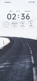 Simple Snowy Road
