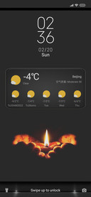 Candle warmth