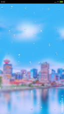  动态雨滴+时尚银边 北方你的城+好评返现