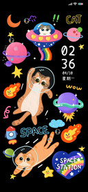 猫猫宇宙 涂鸦风