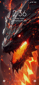 fiery dragon