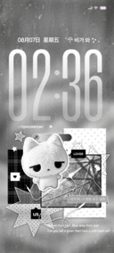ins 雨雾忧郁猫
