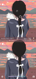 油画少女