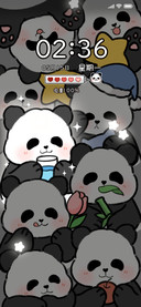 闪闪发光可爱熊猫