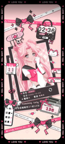 亚系美少女多换图
