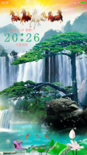 山清水秀 马到成功