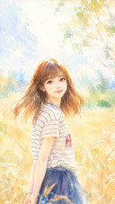 Illustration of beautiful girl