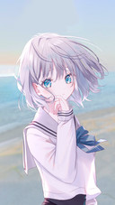 3d Illustration of Girl with Big Eyes