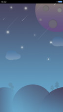 月之夜（动态流星）