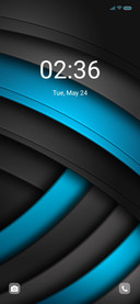 Simple blue black