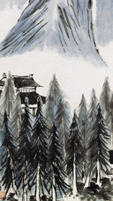 齐白石《山水十二条屏》