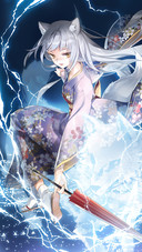银发狐妖少女