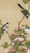 余稚 《花鸟图》