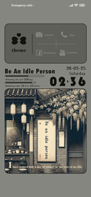 Be an idle person