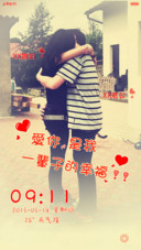 痴心爱你（三锁屏+音乐时钟）