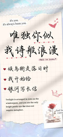 唯独你似我诗般浪漫