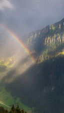 Rainbow of the Grindelwald Mountains