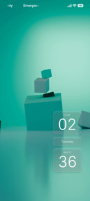 Teal Cubes