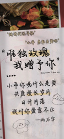 唯独玫瑰我赠予你