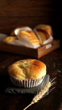 Various soft bread on warm tone