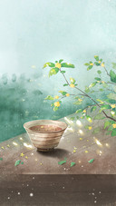 Chinese Style Artistic Conception Illustration