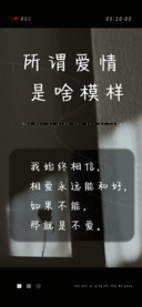 所谓爱情是啥模样