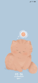 清新天气小猫