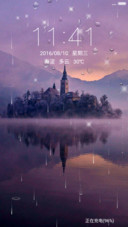 黄昏下的古堡