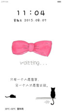 嘿~猫咪の蝴蝶结V6精简版『滑动老鼠解锁，双击进入音乐界面、后期更新』