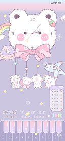 萌熊挂钟