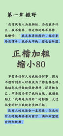 正楷加粗缩小80