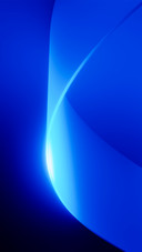 A smooth blue shape