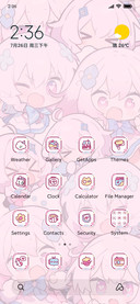 Pink cool girl