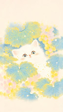 可爱的精灵猫咪-锐景创意