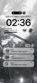 雨天的氛围ins