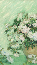 Roses, by Van Gogh, Dutch Post-impressionist Painting