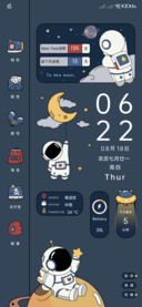 努力旋转 太空人