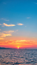 Evening by the seaside
