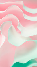Pinkishgreen wavy folds