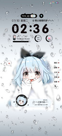 雨雾氛围治愈少女