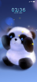 可爱小熊猫
