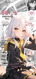 Comic Cute Girl