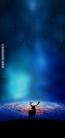 林深处见鹿