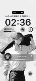 少年感黑白漫画