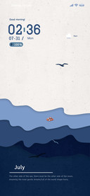 Across the sea