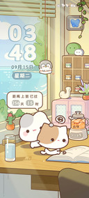 小摊宝 萌猫桌面