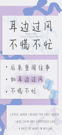 耳边过风不慌不忙