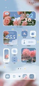 治愈组件 花与月