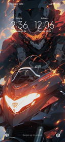 Flaming Motorcycle